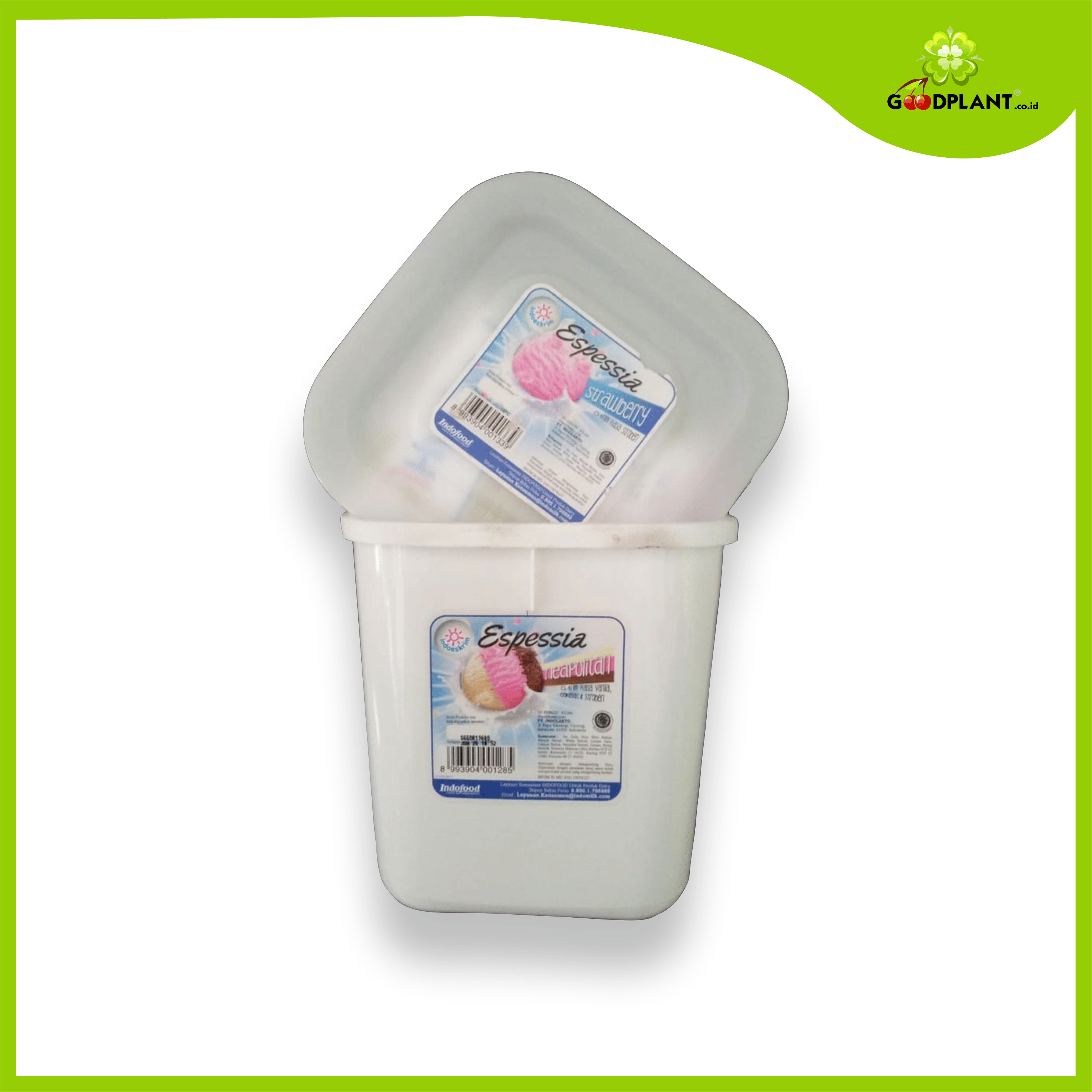 Bak eskrim kotak Bak Ice Cream Kotak 8L - Gambar 1