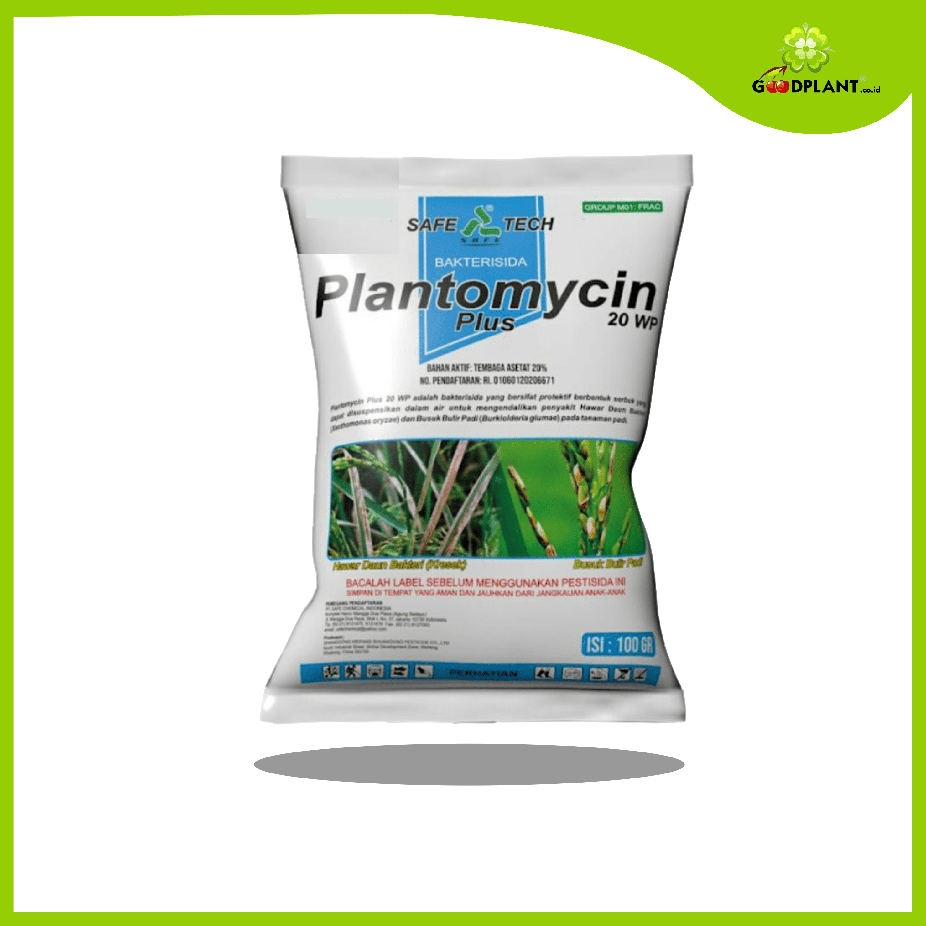 Pes Plantomycin Plantomycin plus 20WP 100gram - Gambar 1