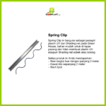 Spring Clip Galvanis 2 meter - Gambar 2