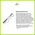 Spring Clip Galvalum 2 meter - Gambar 2