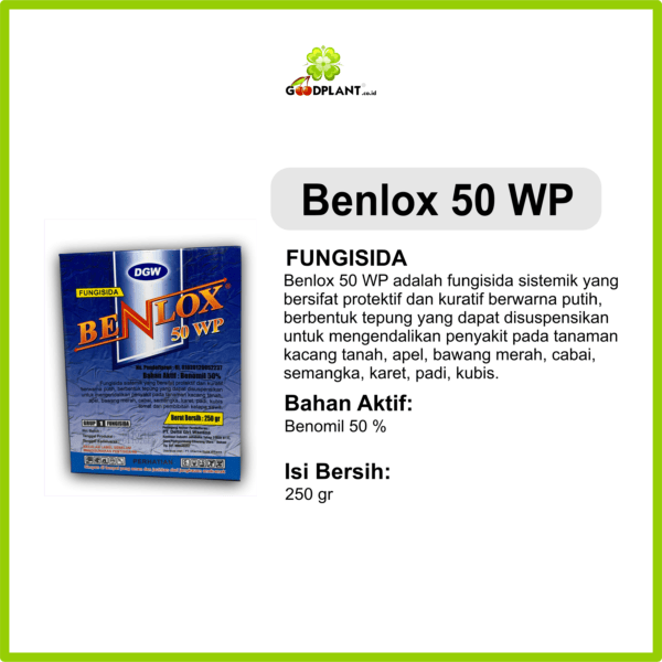 Benlox 50 WP - GOODPLANT | Toko dan Kebun Hidroponik | 0822 2727 3232