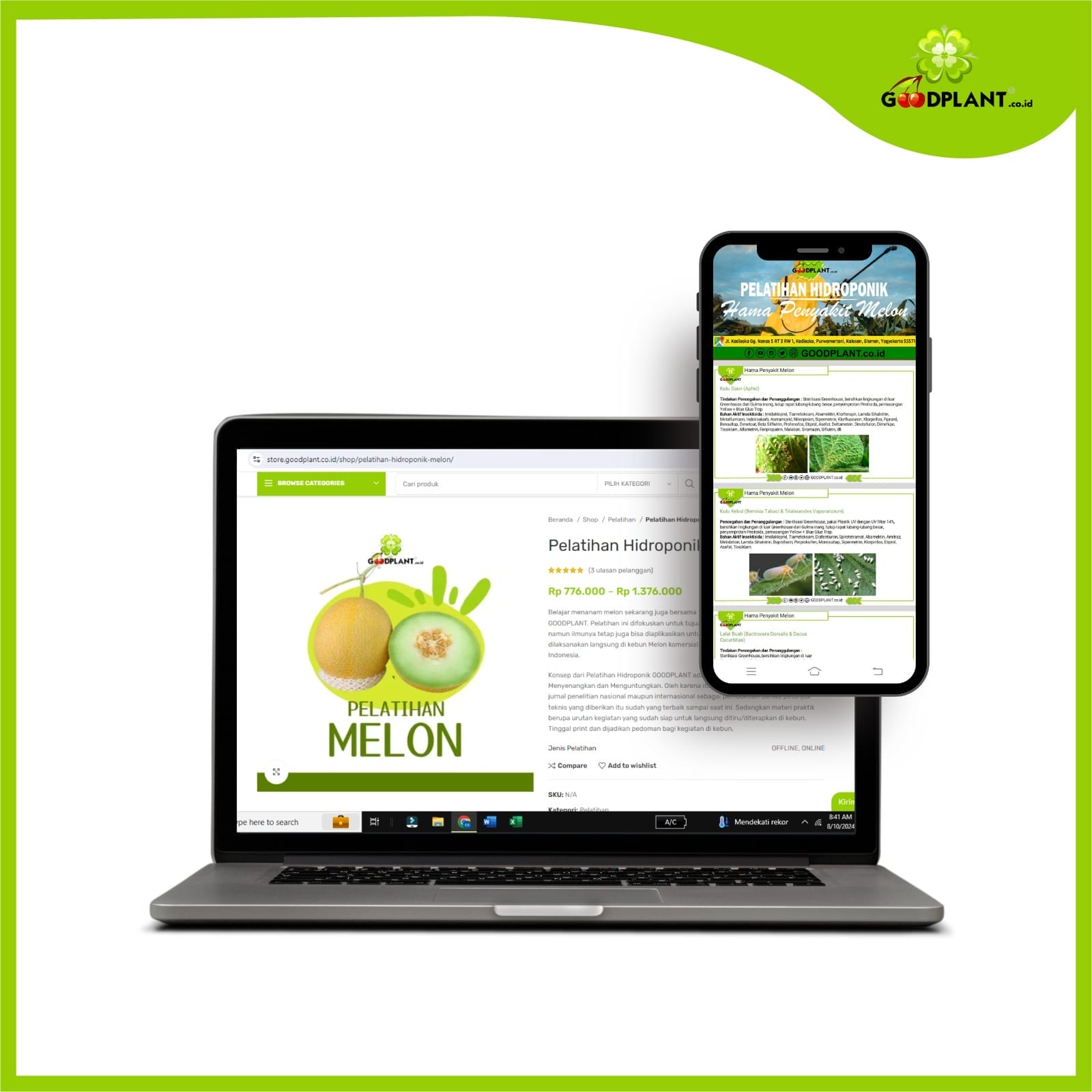 Pelatihan Melon Pelatihan Hidroponik Melon Mini - Gambar 1